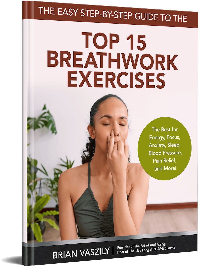 3D Image of eBook: The Easy Step-by-Step Guide to the Top 15 Breathwork Exercises