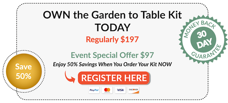 OWN The Garden to Table Kit TODAY!