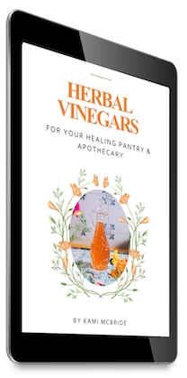 Herbal Vinegars PDF on an ipad screen