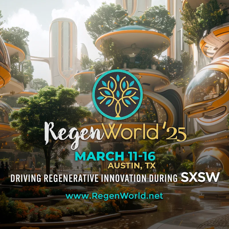 RegenWorld '25 - Instagram Banner Help others master plant-based living. Learn More at the FREE Workshop