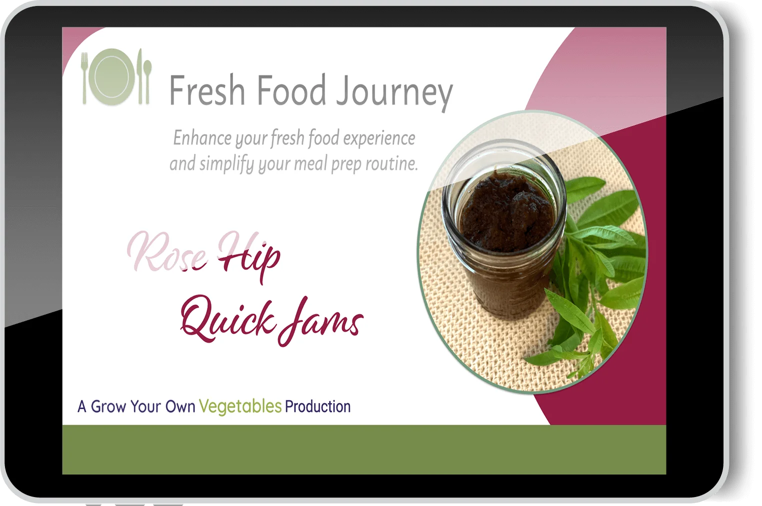 Quick James iPad 3D Image - Fresh Food Journey
