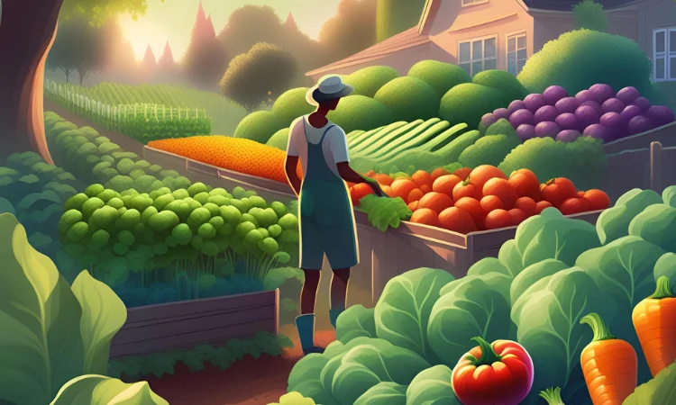 Person tending to microgreen plants.